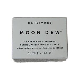 Herbivore Moon Dew Retinol Alternative Eye Cream 15ml Anti-Aging Peptides NEW